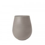 Ваза Carre 15 cм Manufacture Collier Taupe Villeroy & Boch Ваза Carre 15 cм Manufacture Collier Taupe Villeroy & Boch
